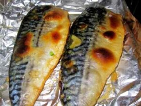 お魚料理をラクに❤　～お片づけ簡単♪塩焼き～